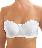 Glamorise Strapless Elegant Underwire Bra